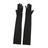 Maxbell Women's Long 1920s Opera Gloves Evening Wedding Sun Block Elbow Gloves Black