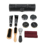 Maxbell 10Pcs Unisex Shoe Care Kit Professional Travel Shoes Boots Shine Brush Kit