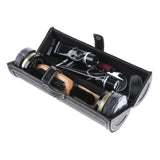 Maxbell 10Pcs Unisex Shoe Care Kit Professional Travel Shoes Boots Shine Brush Kit