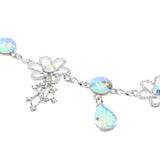 Maxbell Crystal Rhinestone Waist Chain Belt for Dress Belly Chain Jewelry Flowers 1