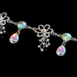 Maxbell Crystal Rhinestone Waist Chain Belt for Dress Belly Chain Jewelry Flowers 1