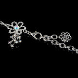 Maxbell Crystal Rhinestone Waist Chain Belt for Dress Belly Chain Jewelry Flowers 1