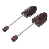 Maxbell 1Pair Practical Wood Shoe Tree Adjustable Spring Shoe Stretcher Unisex Men