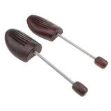 Maxbell 1Pair Practical Wood Shoe Tree Adjustable Spring Shoe Stretcher Unisex Men