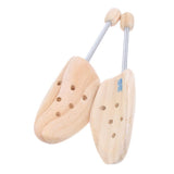 Maxbell 1 Pair Coil Spring Shoe Shapers Stretcher Cedar Wood Shoe Tree Unisex Small