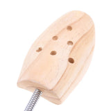 Maxbell 1 Pair Coil Spring Shoe Shapers Stretcher Cedar Wood Shoe Tree Unisex Small