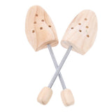 Maxbell 1 Pair Coil Spring Shoe Shapers Stretcher Cedar Wood Shoe Tree Unisex Small