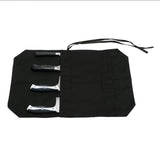 Maxbell Chef Knife Roll Bag Portable Knife Storage Carry Case Outdoor Travel Black