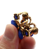 Maxbell Women Mini Butterfly Hair Claw Clip Hair Accessories Headwear Jewelry Blue