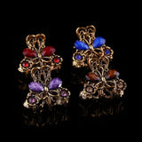 Maxbell Women Mini Butterfly Hair Claw Clip Hair Accessories Headwear Jewelry Blue