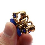 Maxbell Women Mini Butterfly Hair Claw Clip Hair Accessories Headwear Jewelry Blue