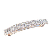 Automatic Rhinestone French Barrettes Large Hair Clip Hairpin Hair Accessory