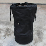 Maxbell Basketball Carry Bag Mesh Sports Equipment Backpack Shoulder Strap Black