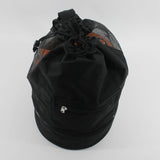 Maxbell Basketball Carry Bag Mesh Sports Equipment Backpack Shoulder Strap Black