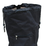 Maxbell Basketball Carry Bag Mesh Sports Equipment Backpack Shoulder Strap Black