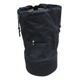 Maxbell Basketball Carry Bag Mesh Sports Equipment Backpack Shoulder Strap Black