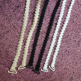 Maxbell Women's Convertible Lace Bra Straps Replacement Shoulder Straps 3 Pair