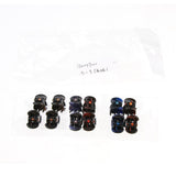 Maxbell 12Pieces Fashion Women Resin Mini Hairpin 6 Claws Girls Hair Clip Clamp 01