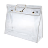 Maxbell Transparent Dust Bag Clear Organizer Dustproof Handbag Holder Clear Size C