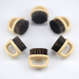 Maxbell Professional Shoe Shine Brush Horsehair Leather Clothes Bag Boot Shoes Care Polish Brush - Aladdin Shoppers