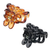 Maxbell 12x Women Mini Hair Claw Clips Plastic Hair Clamps Octopus Jaw Hairpin Brown