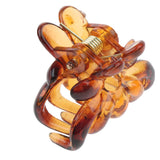 Maxbell 12x Women Mini Hair Claw Clips Plastic Hair Clamps Octopus Jaw Hairpin Brown
