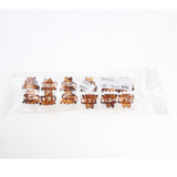 Maxbell 12x Women Mini Hair Claw Clips Plastic Hair Clamps Octopus Jaw Hairpin Brown