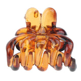 Maxbell 12x Women Mini Hair Claw Clips Plastic Hair Clamps Octopus Jaw Hairpin Brown