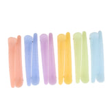 12pcs Plastic Duck Bill Teeth Bows Hair Clip Non Slip Hairpin Accessories 03