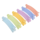 12pcs Plastic Duck Bill Teeth Bows Hair Clip Non Slip Hairpin Accessories 03