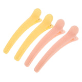 12pcs Plastic Duck Bill Teeth Bows Hair Clip Non Slip Hairpin Accessories 03