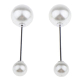 Maxbell Pearl Brooch Lapel Pin Breastpin Women Collar Safety Pin Silver design 1 - Aladdin Shoppers