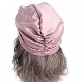 Womens Pure Silk Sleeping Hats Wrap Night Cap Hair Care Bonnet