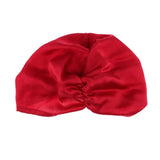 Womens Pure Silk Sleeping Hats Wrap Night Cap Hair Care Bonnet