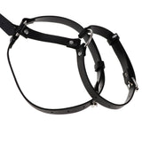 Maxbell Maxbell Sexy Punk Leather Waist Leg Harness Garter Cincher 4 Thigh Rings for Women