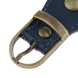Sew on Genuine Leather Tab Buckles Closure Bag Fastener DIY Replacement Royal Blue