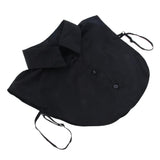 Cotton Fake Collar Detachable Dickey Collar Blouse Half Shirts Collar Black