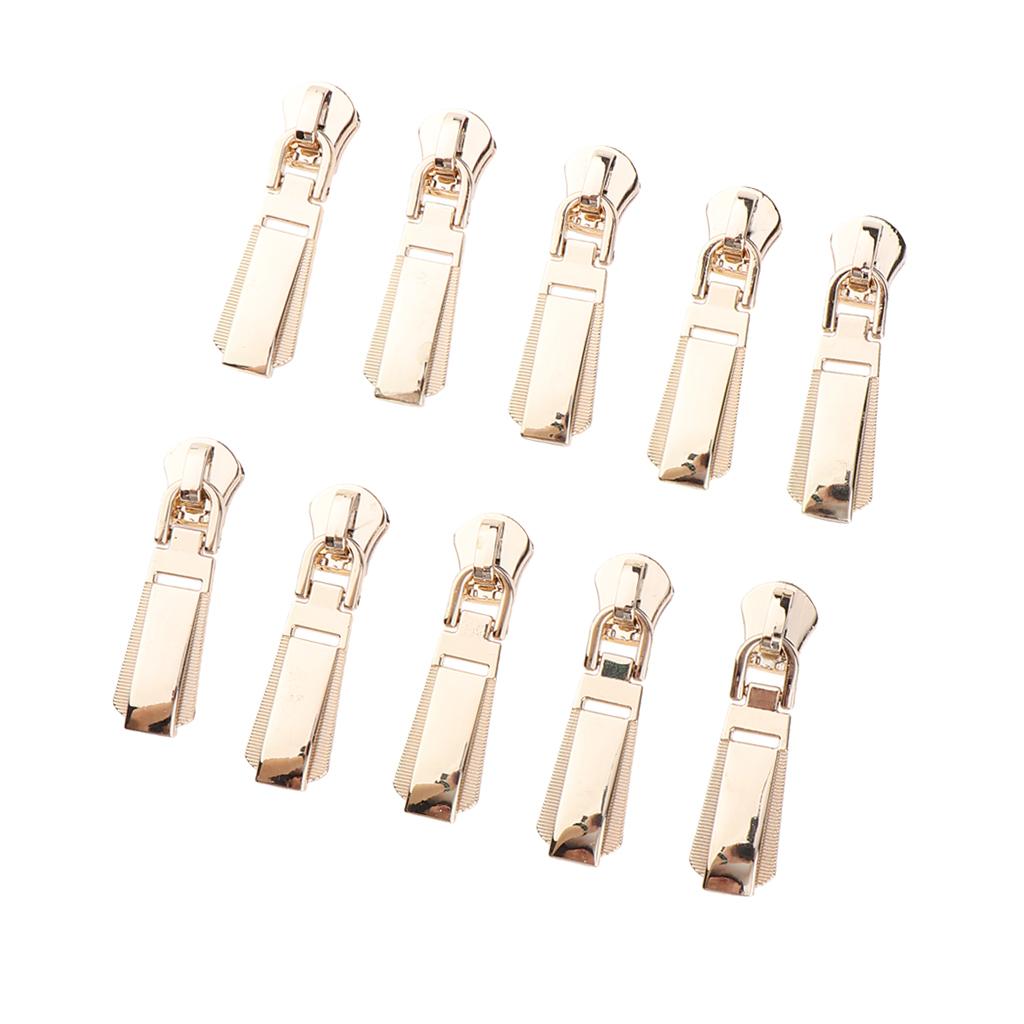 Maxbell 10 Pieces Fix Instant Zipper Repair Kit Zip Sliders Stops Removable Rescue Replacement