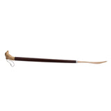 Maxbell Dolphin Head Long Metal Shoe Horn Shoe Lifter with Schima Wood Handle Gold