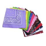Maxbell 12pcs/set Dozen Paisley Bandanas, Cowboy Head Scarf Cowgirl Headband Necktie - Aladdin Shoppers