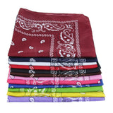 Maxbell 12pcs/set Dozen Paisley Bandanas, Cowboy Head Scarf Cowgirl Headband Necktie - Aladdin Shoppers