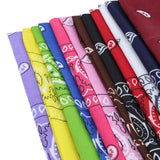 Maxbell 12pcs/set Dozen Paisley Bandanas, Cowboy Head Scarf Cowgirl Headband Necktie - Aladdin Shoppers