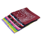 Maxbell 12pcs/set Dozen Paisley Bandanas, Cowboy Head Scarf Cowgirl Headband Necktie - Aladdin Shoppers