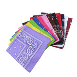 Maxbell 12pcs/set Dozen Paisley Bandanas, Cowboy Head Scarf Cowgirl Headband Necktie - Aladdin Shoppers