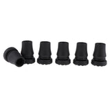 6x Hiking Sticks Trekking Poles Walking Canes Replacement Rubber Tips Caps