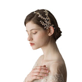 Women's Simulated Pearl Crystal Hair Side Comb Bride Headpiece Hair Jewelry