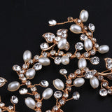 Women's Simulated Pearl Crystal Hair Side Comb Bride Headpiece Hair Jewelry