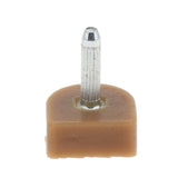 Maxbell 3 Pairs High Heel Tips Taps Shoe Repair Replacement Dowels Pads 14x14mm Apricot