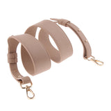 4cm Wide Purse Strap Replacement Leather Crossbody Bag Straps Handbag Belt Khaki