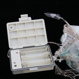 Maxbell 3pcs LED Isis Wing Glow Light Up Belly Dance Costume with Sticks Performance